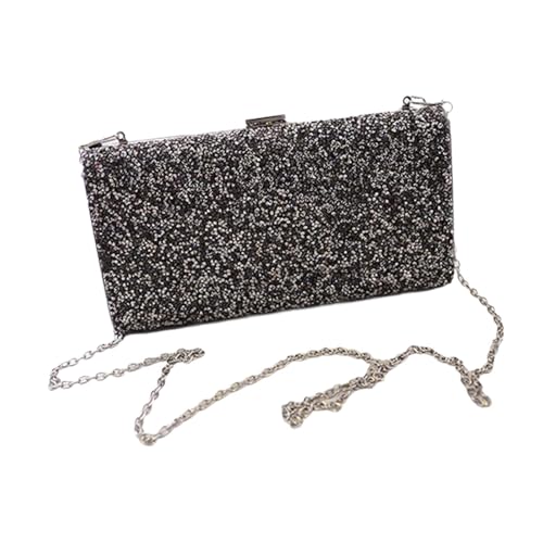 Dickly Abendtasche Lady Chic Crossbody Handtasche für Night Out Party Dinner Dating Street, Grau von Dickly