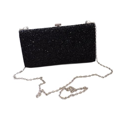 Dickly Abendtasche Lady Chic Crossbody Handtasche für Night Out Party Dinner Dating Street, Schwarz von Dickly