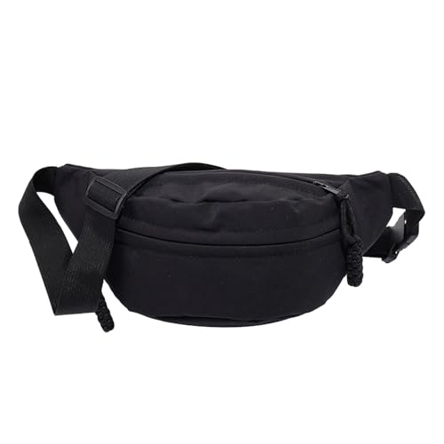 Damen Bauchtasche, Brusttasche, Geldbörse, Herren-Tragetasche, Umhängetaschen, Handy-Geldbörse, Umhängetasche, Hüfttasche für Laufen, Workout, Schwarz von Dickly