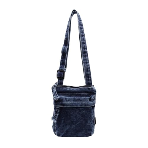 Dickly Denim Telefon Geldbörse Organizer Weiche Schulter Tasche für Party Shopping Camping von Dickly