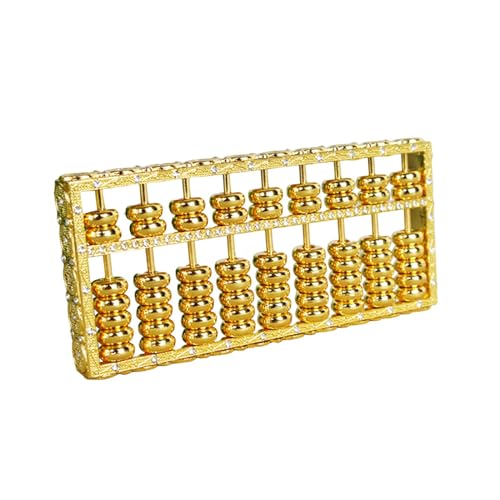 Dickly Feng Shui Abacus Modell Schmuck Mode Zählrahmen Mini Legierung Abacus Dekoration Desktop Ornament für Zubehör DIY Geschenk von Dickly