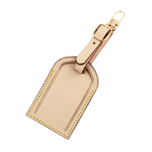 Dickly Gepäckanhänger, Leichter Gepäckanhänger für Männer, Flugzeug, Reisekoffer, Reisen, Beige von Dickly