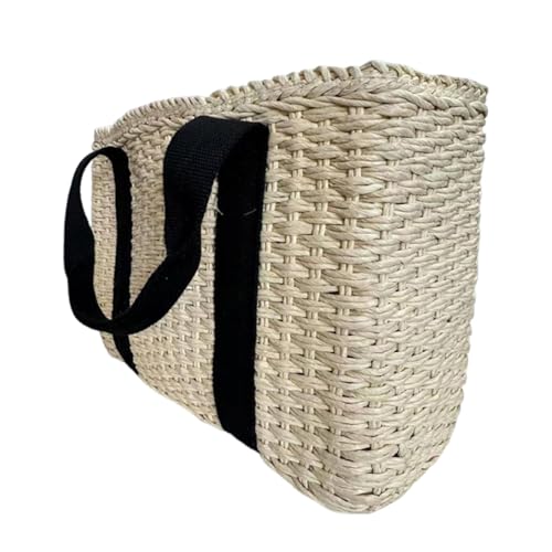 Dickly Gewebte Tragetasche für Damen, großes Fassungsvermögen, als Geschenk zum Muttertag, für den Alltag, Beige Dickly Gewebte Tragetasche für Damen, großes Fassungsvermögen, als Geschenk zum Muttertag, für den Alltag, Beige von Dickly