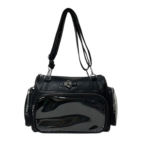 Dickly Ita Tasche Handtasche DIY Geldbörse Schultertasche für Shopping Anime Display Cosplay Party, Schwarz von Dickly