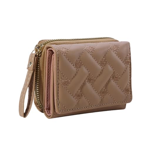 Dickly Kleine Brieftasche Besticktes PU- Trendy Card Organizer von Dickly