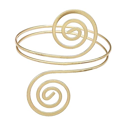 Dickly Mode Arm Manschette Oberes Verstellbares Offenes Aushöhlen Schmuck, Golden von Dickly
