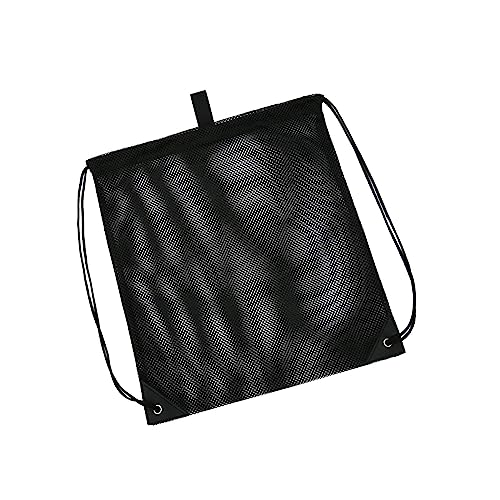 Dickly Netz-Rucksack mit Kordelzug, Netz-Kordelzug-Tasche, Strandtasche, leicht, multifunktional, Aufbewahrungsorganisator, Netztasche für den, 40 cm x 45 cm von Dickly