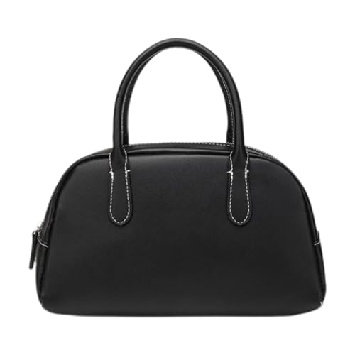 Dickly PU Damen Schultertasche Handtasche Einkaufstasche Outdoor Damen Mode Geldbörse, Schwarz von Dickly