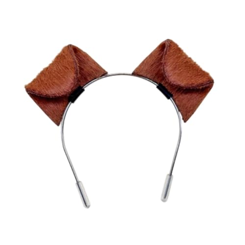 Dickly Puppenhundohr -Stirnband -Kopfschmuck Cosplay Accessoire Anime Animal Ohr Stirnband Kopfbedeckung für Puppe BJD Halloween Geburtstagsfeier, 4xx6.5cm von Dickly