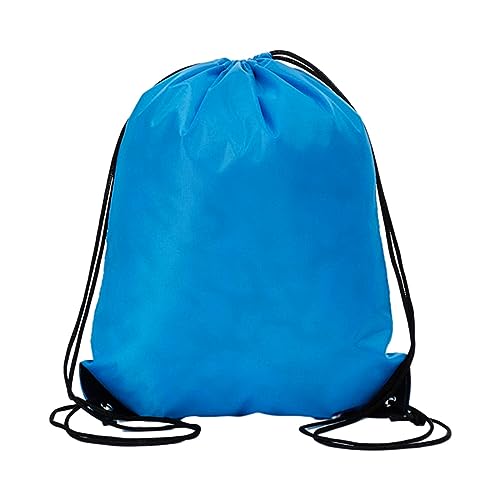 Dickly Rucksack mit Kordelzug, Kordelzugbeutel, große PE-Beutel, Ballhalter, Sack, Rucksack für Kinder, Erwachsene, Frauen, Basketball-Reisen, Blau von Dickly