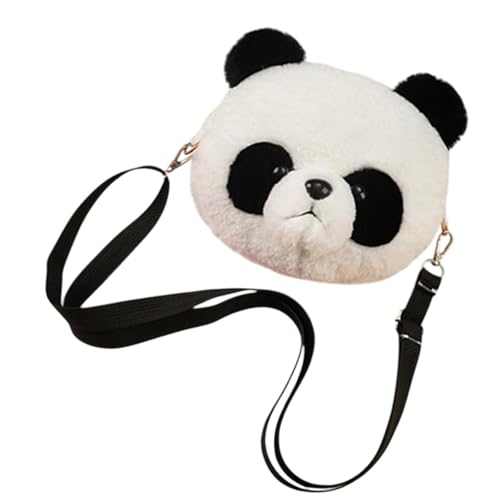 Dickly Süße tierische Crossbody -Tasche Praktische weiche Geldbörse für Reiseinkaufsparty, Panda von Dickly