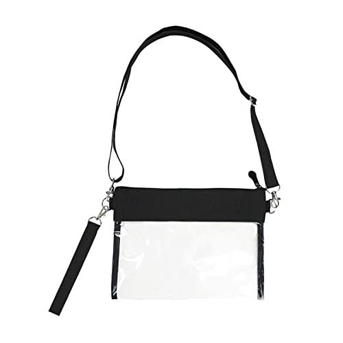 Dickly Transparente Handtasche, Schultertasche, modischer Riemen für Damen von Dickly