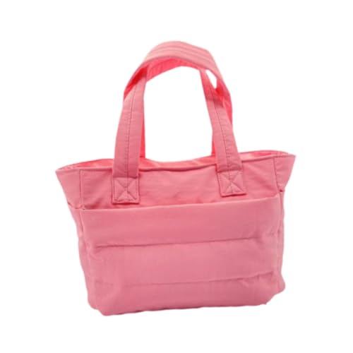Dickly Women Totent Bag Umhängetasche mit Reißverschluss Freizeitausflügen Mode tragbare Handtasche für Straßengeschenkegeschenke Pendeln, Rosa von Dickly