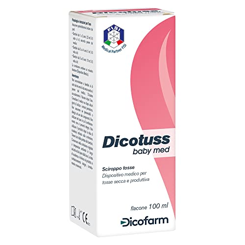 Dicofarm Dicotuss Baby Med Sciroppo per Tosse Secca e Produttiva, 100ml von Dicofarm