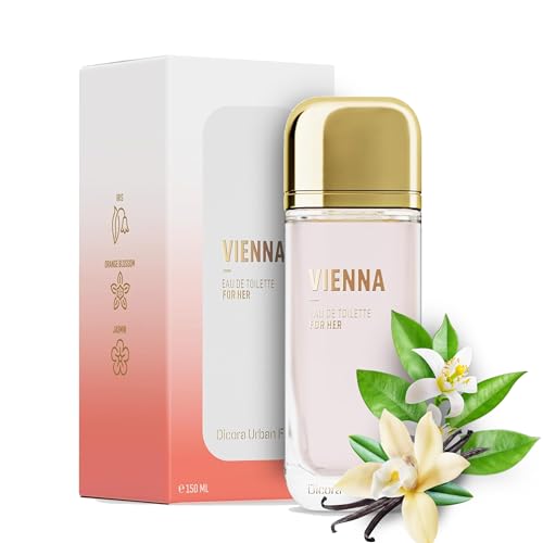 Dicora Urban Fit Viena for HER Eau de Toilette für Damen, blumiger, fruchtiger und frischer Duft, langanhaltender und anspruchsvoller Duft, Größe 150 ml von Dicora UrbanFit