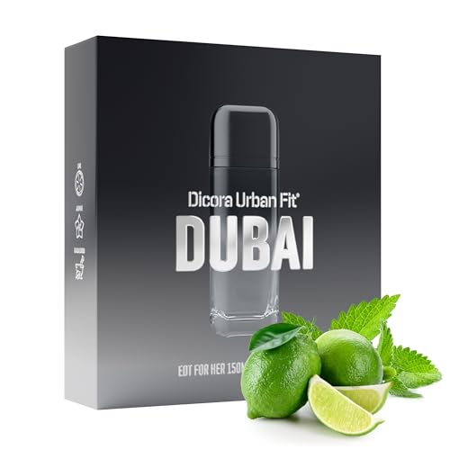 Dicor Urban Fit Set Dubai for HIM + NECESER Eau de Parfum für Herren, 150 ml | bernsteinfarbener Herrenduft | Limette, Minze, Sandelholz | Geschenkset von Dicora UrbanFit