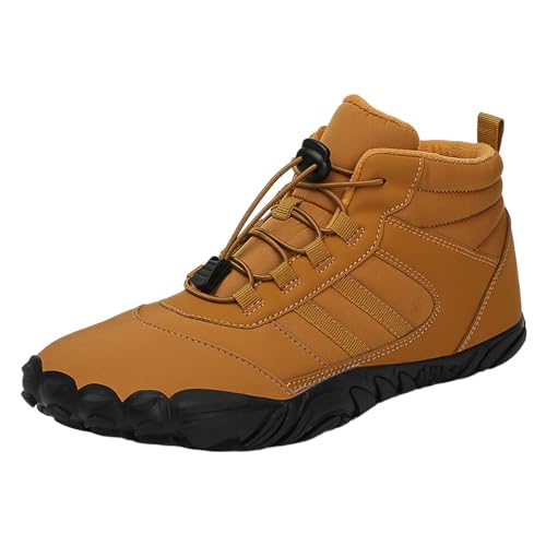 Barfuss Schuhe Damen Outdoor wasserdichte Laufschuhe Winter Frau Barfussschuhe Wasserfest Sneaker Gefüttert Bafuss Traillaufschuhe Abrollschuhe Winterbarfusschuhe Herren rutschfeste von Didadihu