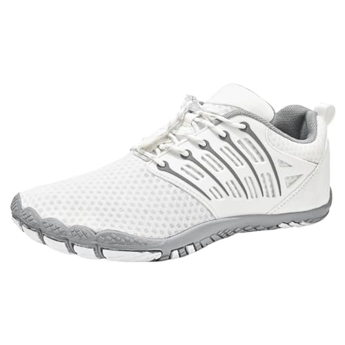 Barfußschuhe Damen Herren Atmungsaktiv Zehenschuhe Minimalistische Wasserfest Traillaufschuhe Barfuss Schuhe Breiter Zehenbox rutschfeste Unisex Barefoot Shoes Wildling Schuhe Aquaschuhe,40.5 EU von Didadihu