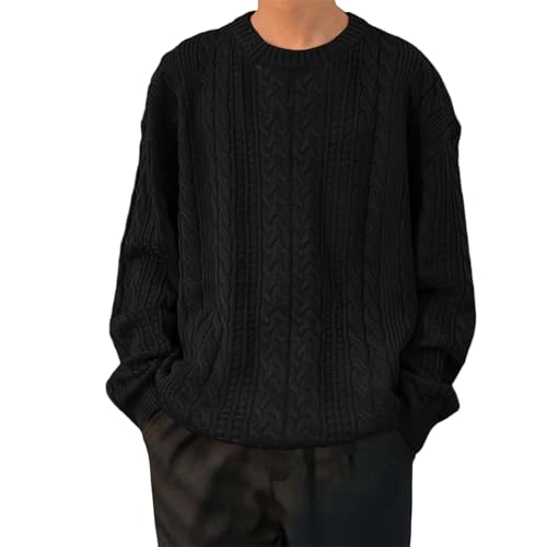 Didadihu Herren Mode Rollkragen Merino Winterpullover Weiß Sweater Mit Stehkragen Langarmshirt Slim Fit Kaschmir Troyer Fleecepullover Sweatshirt Feinstrick Weiss von Didadihu