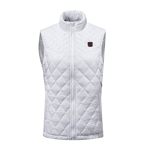 Didadihu Herren Weste Elegant Sportlich : Kapuze Fleeceweste Warm Weste Steppweste Ärmellos Kurz Arbeitsweste Vest Pufferweste Bodywarmer Essentials,Weiss,Xl Didadihu Herren Weste Elegant Sportlich : Kapuze Fleeceweste Warm Weste Steppweste Ärmellos Kurz Arbeitsweste Vest Pufferweste Bodywarmer Essentials,Weiss,Xl von Didadihu