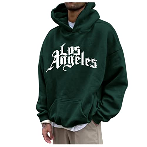 Didadihu Hoddies Heeren, Los Angeles Tshirt Herren Oversized Hoodie Los Angeles Pullover Sommer Klamotten Herren Hoodie Oversize Y2k Zip Up Hoodie Herren Pullover Herren Mit Kapuze von Didadihu