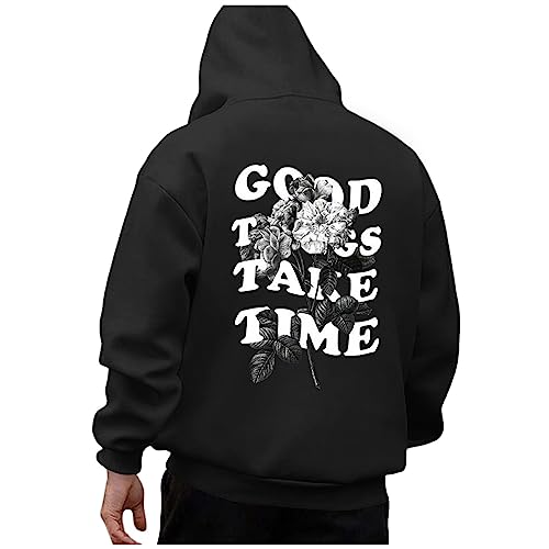 Didadihu Hoodie : Hoodie Damen Schwarz Schwarzer Hoodie Damen Herren Sweatjacke Männer Pullover Dünne Sweatjacke Herren Hoddie Weißer Hoodie Kapuzenpullover+für+Herren von Didadihu