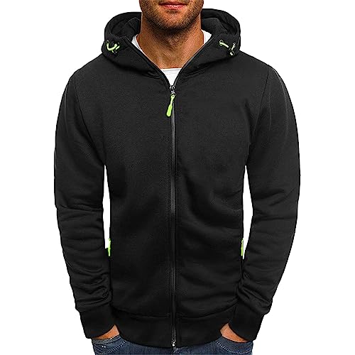 Didadihu Hoodie Herren Herbst, Hoody Sale Mit Reißverschluss Hoddie Zip Up Kapuzenjacke Oversize Sportlich Jacken Pullover Leicht Y2K Outfit Sipperjacke Arbeitsjacke von Didadihu