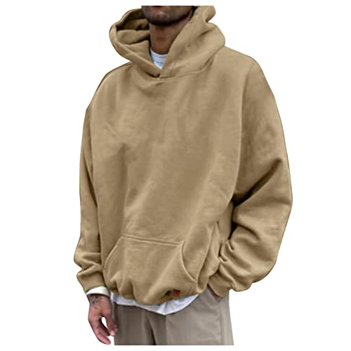 Didadihu Oversized Tshirt Herren, Hoodie Schwarz Herren Männer Pullover Huddy Herren Sweatjacke Damen Oversize Pullover Herren 3XL Pulli Herren Hoddis Gym Klamotten Herren von Didadihu