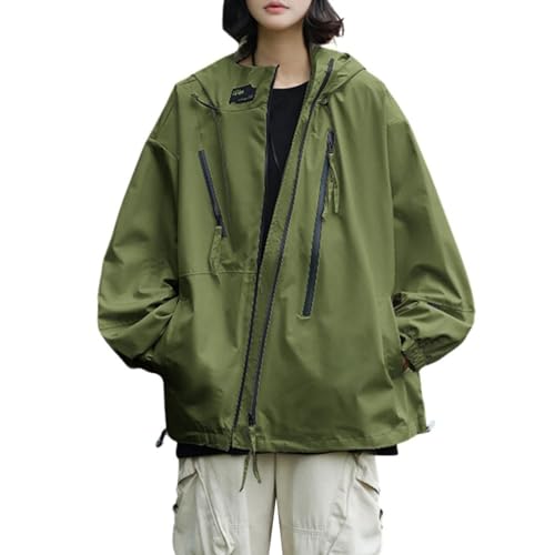 Didadihu Regenjacke Damen Wasserdicht Atmungsaktiv Raincoat Women Große Größen Sommer Superleichte Übergang Regenmantel Festival Bunte Windbreaker 3in1 Rain Jacket Wachsjacke Wanderjacke Grün L Didadihu Regenjacke Damen Wasserdicht Atmungsaktiv Raincoat Women Große Größen Sommer Superleichte Übergang Regenmantel Festival Bunte Windbreaker 3in1 Rain Jacket Wachsjacke Wanderjacke Grün L von Didadihu