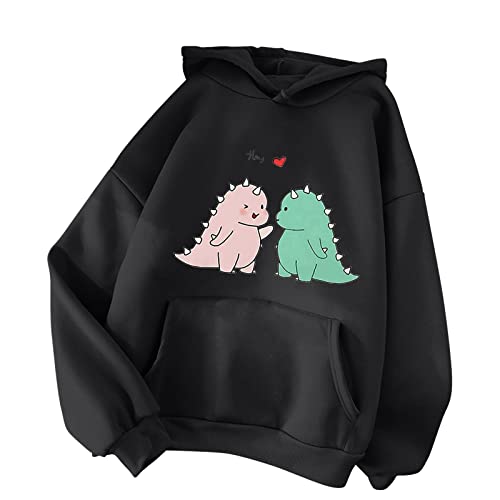 Pulli Damen ， Pullover Oversize Cute Sachen Pärchen Sachen Süße Partner Hoodie Hoodie Kawaii Jugendliche Pullis Clothes Pulli Teenager Tomboy von Didadihu