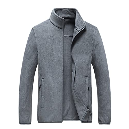 Softshelljacke Herren Wasserdicht Reißverschluss Leichte Fleecejacke Tacvasen Schwarz Winterjacke Microfleece Hoody Teddyfell Futter Dicke Fleece Jacke Winterjacke Fleecejacke Winddichte Militär von Didadihu