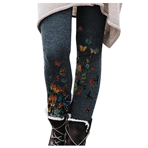 Thermoleggings Damen Gefüttert , Thermounterwäsche Damen Shape Leggings Damen Kuschel Pullover Damen Leggings Damen Baumwolle Gefütterte Leggings Damen Leoparden Leggings Damen Leggings Große Größen D von Didadihu