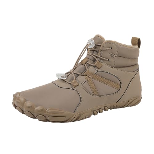 Winter Barfußschuhe Damen, Barfußschuhe Damen Winter Outdoor Winterbarfussschuhe Herren Winter Wasserdicht Barfussschuhe Winterschuhe Gefüttert Warme Barefoot Shoes Women Wanderstiefel von Didadihu