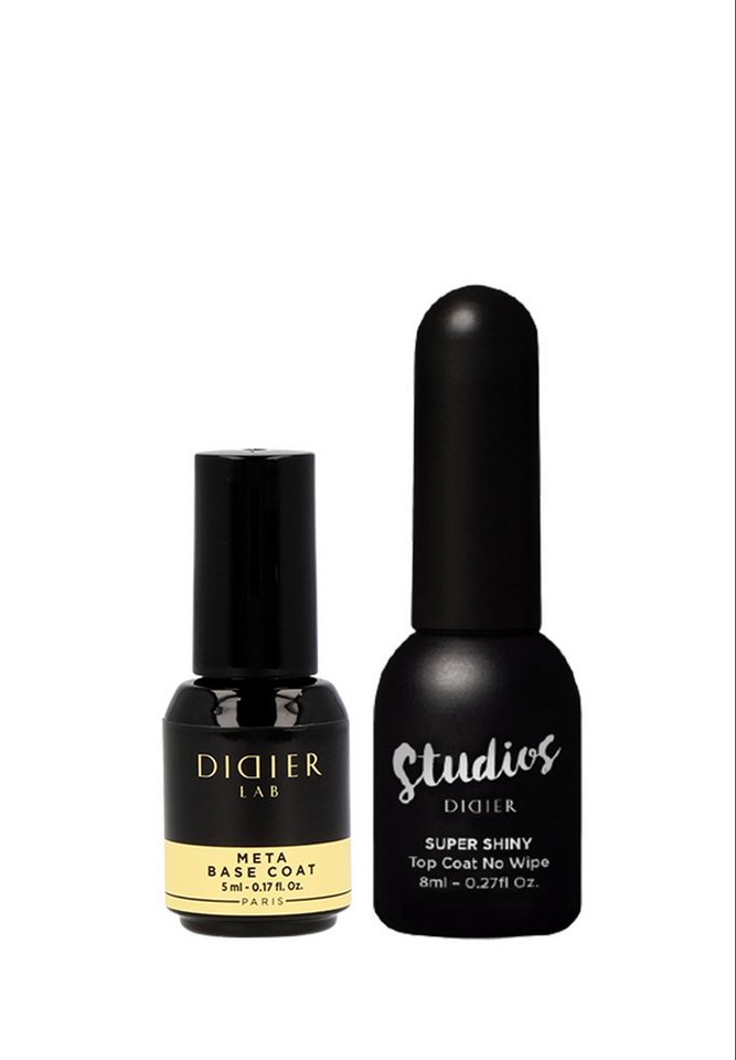 Didier Lab Nagellack SET Meta Base + Top Super Shiny, Verlängerte Tragedauer von Didier Lab
