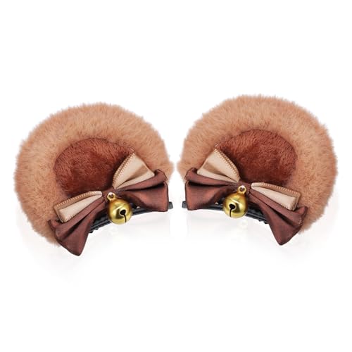 Didiseaon Bärenohren Haarspangen Für Frauen -haarspangen Haarschmuck Für Mädchen Schleifen Für Mädchen Bärenstirnband Kawaii-haarschmuck von Didiseaon