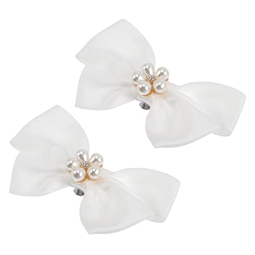 Didiseaon Schuhclips Für Damen Mit Großen Schleifen Abnehmbare Schuhschnalle Aus Perlen Hochzeits Schuhschmuck Für Frauen Dekorative Schuhclips Für Hochzeiten Und Besondere Anlässe von Didiseaon