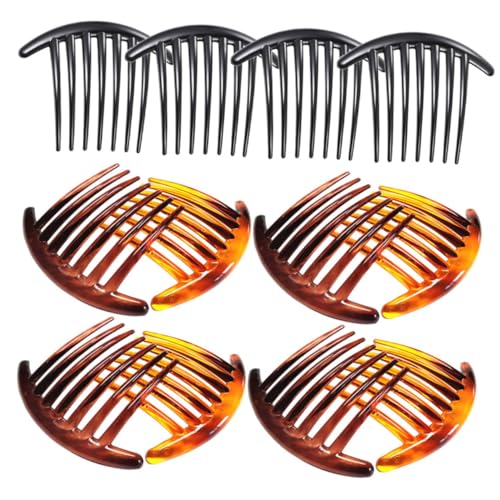 Didiseaon 12 Stück Teiliges Kleine Haarkämme aus Robustem Glatte Kanten Schützen Haar Seitliche Steckkämme zum Schnellen Hochstecken und Styling für Frauen und Mädchen bei Partys und Alltag von Didiseaon