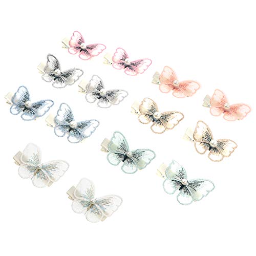 Didiseaon 14stücke Teiliges Schmetterlings-haarspangen Für Mädchen Und Frauen Rutschfeste Haarschmuck Clips Adorable Butterflies Decor Headdress Für Hochsteckfrisuren Diy Haarschnitt Zubehör von Didiseaon