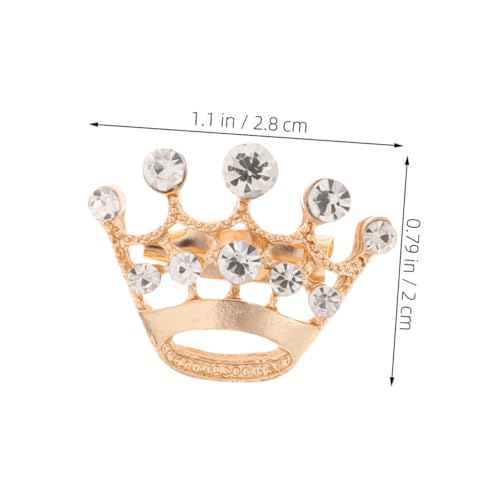 Didiseaon 15 Stück Teiliges Kleine Goldene Kronenbroschen Damen Anstecknadeln Leichte Elegante Mini kronen für Hochzeit Party Kleid Schals und Anzüge Vielseitiger Schmuck für Festliche von Didiseaon