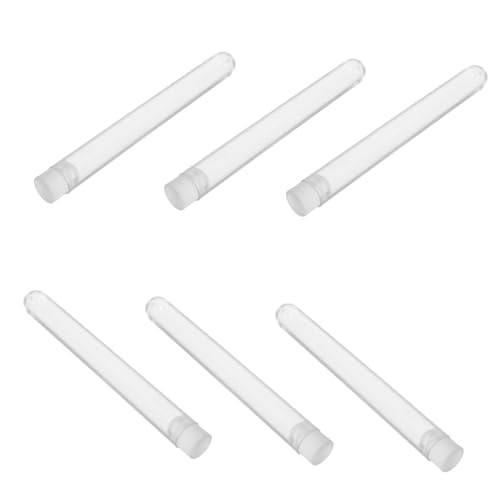 Didiseaon 15stücke Transparente Kunststoffreagenzgläser Mit Deckeln Aufbewahrungsbehälter Für Wimpernbürstenröhrchen Leere Mascara-stäbchenröhrchen Bürste Für Partygeschenke von Didiseaon