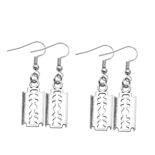 Didiseaon 2 Paare Punk Stil Ohrhänger mit Klingen Design Drop Earrings für Damen und Herren für Partys und Alltag Langlebige Schmuckstücke Poliertem Legierungsmaterial Didiseaon 2 Paare Punk Stil Ohrhänger mit Klingen Design Drop Earrings für Damen und Herren für Partys und Alltag Langlebige Schmuckstücke Poliertem Legierungsmaterial von Didiseaon