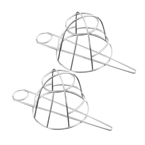 Didiseaon 2 Sets Haarknoten-abdeckungen: Halter Für Französischen Dutt-maker, Käfig, Metalldraht, Ausgehöhlt, Runde Kuppel, Schiebenadel-clip Für Und Mädchen, Styling Von von Didiseaon