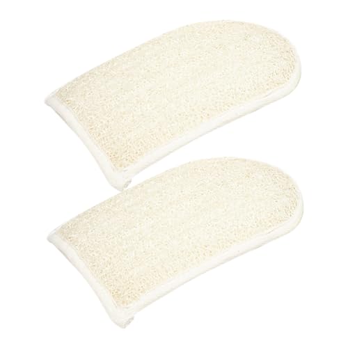 Didiseaon 2 Stck. Badetuch luffa handschuh peelinghandschuh body brush duschhandschuh badhandschuh Körperwäscher schwer Peeling-Handschuhe für Damen Bade-Peeling-Handschuhe Luffafaser von Didiseaon
