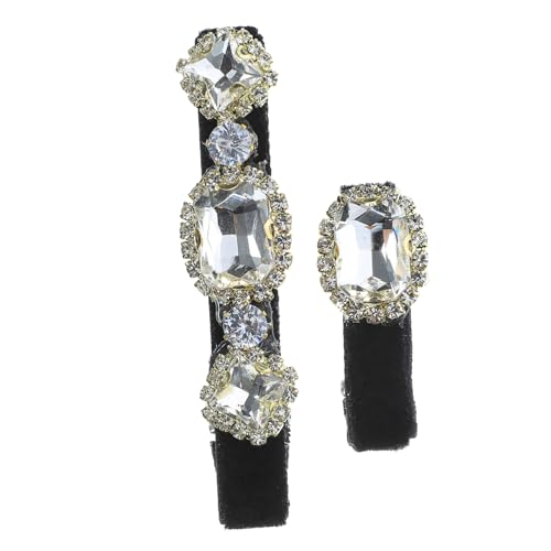 Didiseaon 2 Stück Entenschnabel-haarspange Styling Bobby Lockig Deko Haarschmuck Klammer Funkelnde Haarspangen Ausgefallene Haarspangen Für Frauen Haarspangen Haarspange Stoff Black von Didiseaon
