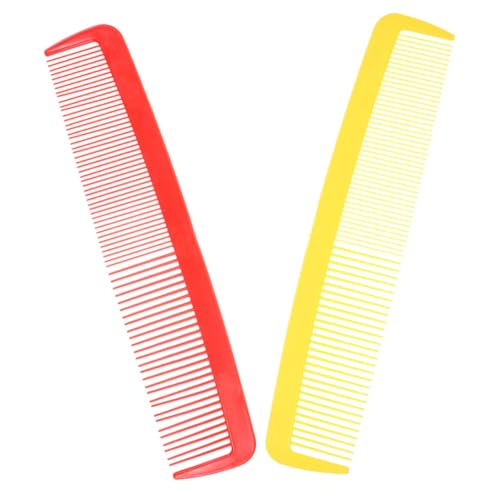 Didiseaon 2 Stück Große Kammstütze riesig lustig Jumbo-Clownkamm Witziger großer Haarkamm für entwirrkamm Karnevalsaccessoire urkomischer Kopfschmuck Karnevalskostümzubehör Plastik von Didiseaon