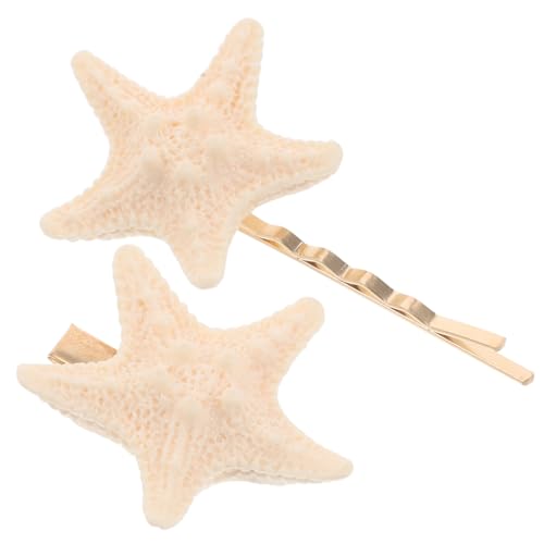 Didiseaon 2 Stück Haarklammern Form aus Langlebigem Kunststoff und Zinklegierung Vielseitige Meerjungfrau Haarspangen für und Seitenhaar Accessoire für Strand Kostümfrisuren von Didiseaon