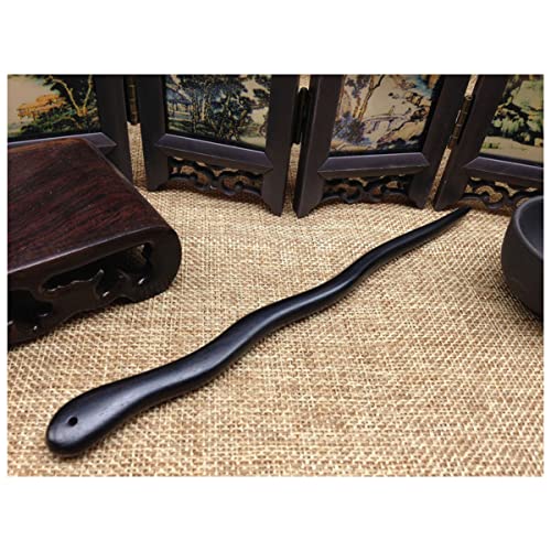 Didiseaon 2stücke Haarnadel Aus Ebenholz Haarnadel Für Damen Retro Haarstäbchen Dekorative Haar-accessoire Handgefertigt Chignon Nadel von Didiseaon