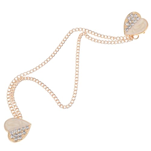 Didiseaon 2 Stück Kettenbrosche mit Quaste für Damen Anstecknadel für Anzug Mantel Schal Cardigan von Didiseaon