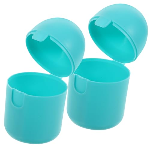 Didiseaon 2 Stück Menstruationstassen Aufbewahrungsbox Teiliges Blau Mikrowellensterilisator Dampfreiniger Tragbar und Robust für Damen Persönliche Hygiene Zuhause Reise Camping von Didiseaon