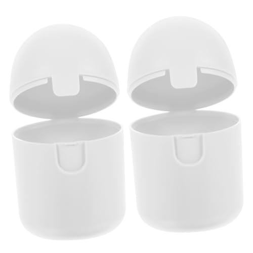 Didiseaon 2 Stück Menstruationstassen Aufbewahrungsbox Weiß Sterilisator und Behälter für Frauen Zubehör Tragbar Leicht zu Reinigen für Reisen und Alltag von Didiseaon